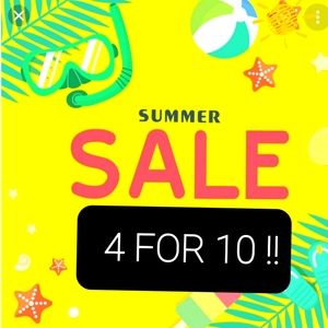 SALE SALE GET 4 ITEMS FOR $10!!